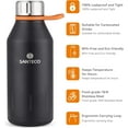 thumbnail image 6 of Santeco Stainless Steel Kola Water Bottle 12 fl oz, Black, 6 of 6