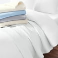 thumbnail image 5 of Host & Home 100% Cotton Basketweave Throw, Lightweight Blanket, 300GSM, 50x70, White, 5 of 5
