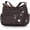 Coffee, variant on Crossbody Bag for Women Nylon Shoulder Purse Roomy Large Capacity Travel Purse Lightweight Messenger Satchel