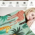 thumbnail image 3 of FUMJ Giraffe Cartoon Cute Animal Blanket, Soft Blankets Flannel Bed Throw Cozy Lightweight Plush Gifts for Kids Boys Girls Women Sofa Couch Bedroom Living Rooms Warm All Season, Home Decor,, 3 of 6