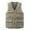 Khaki, variant on Bcfgryg Men's Plus Size Multi Pocket Vest V Neck Casual Clip Men's Lightweight Jacket Green L