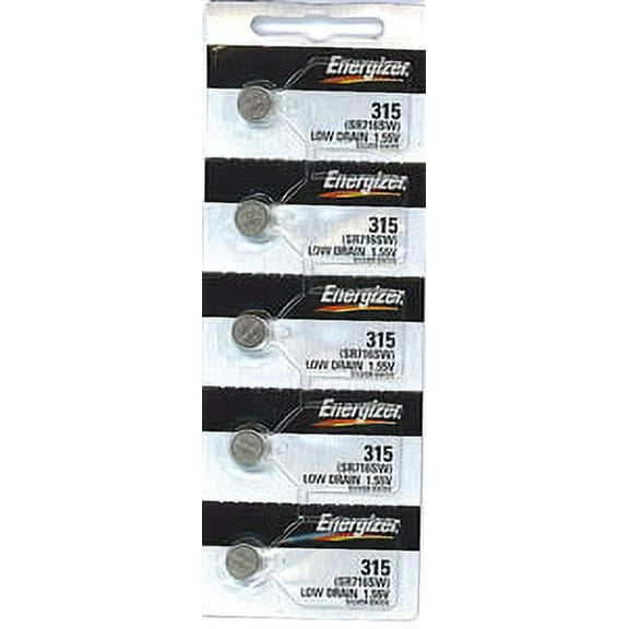 Energizer 315 - SR716 Silver Oxide Button Battery 1.55V - 50 Pack
