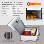 LOVE Dictionary Diversion Book Safe With Combination Lock and 4200F Fireproof Cash Bag - Hidden Money Box