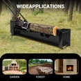 thumbnail image 6 of 12 T Hydraulic Log Splitter Wood Cutter,Manual Log Splitter with Horizontal Full Steel Beam & Built-in Wheel for Backyards, Farms, and Homesteads, 6 of 6
