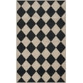 thumbnail image 4 of Lahome 3'x5' Checkered Easy Jute Area Rug,Outdoor Patio Rug Washable Rugs for Entryway Checkerboard Indoor Outdoor Living Room Classroom Rugs,Farmhouse Neutral Non Slip Black Carpet for Bedroom, 4 of 8