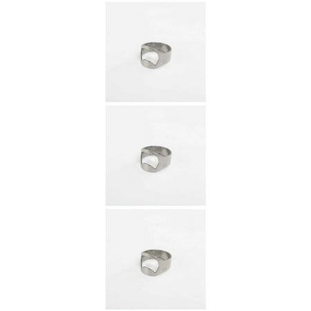 

3pcs Cute Metal Finger Ring Bottle Opener Bar Beer Tool Cap Opener Remover