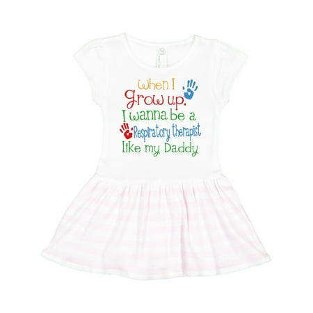

Inktastic Respiratory Therapist like Daddy Gift Toddler Girl Dress