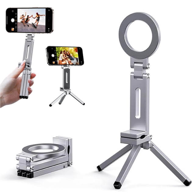 Trípode magnético CBDYWVR para iPhone 16/15/14/13/12 Plus Pro Max