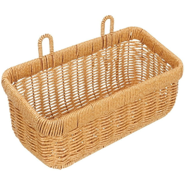 Onion Basket Handwoven Basket Hanging Wall Onion Container Home Storage Basket