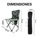 thumbnail image 3 of 4 Sillas Plegables De Camping Y Playa Para Exterior Con Mesa verde oscuro, 3 of 9