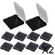 thumbnail image 1 of Caja De Almacenamiento De Uñas A Presión De 2x10 Piezas Para Salón De Uñas, Uñas Artificiales, Uso Doméstico, Negro, 1 of 8