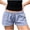 Light Blue, variant on Womens Sweat Shorts Y2K Low Rise Wide Leg Mini Shorts Summer Casual Drawstring Lounge Shorts, L