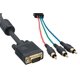 thumbnail image 1 of Cablelera Cable HD15 a 3 RCA macho de 3 m, chapado en oro, 1 of 4