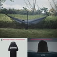thumbnail image 4 of Mosquitera para hamaca de camping, red compacta y ligera para hamaca, 12 pies de largo con cremalleras de doble cara se adapta a todas las hamacas de camping, 4 of 5