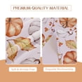 thumbnail image 3 of Romanstile Fall Tablecloth Rectangle, Thanksgiving Pumpkin Orange Table Cloth, Waterproof Satin Resistance Table Cover for Dining, Kitchen, Party Decorations (60 x 84 inch), 3 of 8
