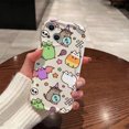 thumbnail image 3 of Funda divertida Pusheens Cat 3D Wave para iPhone 15 14 13 12 11 Pro Max Mini X XR XSMAX 8 7 6S Plus funda de silicona suave, 3 of 5