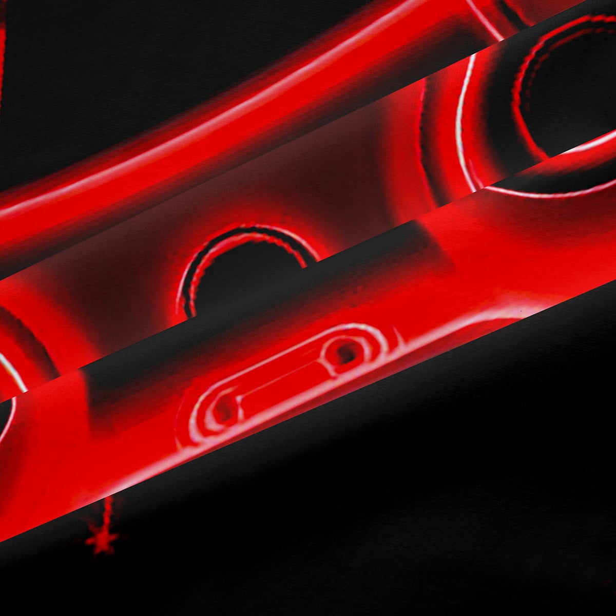 Erosebridal Gaming Gamepad Curtains and Drapes (42x63), Neon Red 30%-50% Blackout Curtains for Bedroom, Modern Video Game Curtains for Living Room, Window Curtains Room Decoration