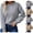 Gray, variant on RQYYD Women's Casual Long Sleeve Sweaters Loose Crewneck Knit Solid Pullover Sweater Jumper Tops
