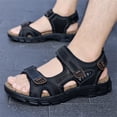 thumbnail image 4 of YOURDIARY Men's Outdoor Sandals Beach Sandals Open Toe Fisherman Sandal, 4 of 7