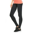thumbnail image 2 of Women's Medium Weight Breathable Cotton Leggings (M, Charcoal Gray), 2 of 4
