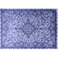 thumbnail image 1 of Ahgly Company Indoor Rectangle Medallion Blue Traditional Area Rugs, 8' x 10', 1 of 4