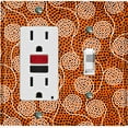thumbnail image 1 of Metal Light Switch Plate Cover Colorful Safari African Tribal Art Pattern SFR030, 1 of 13