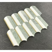 3.75 x 6 Marble Mosaic Wall & Floor Tile - Case (10 Sheets)