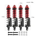 thumbnail image 2 of stanreset Aluminum Alloy 1/16 Front Rear Shock Absorber For SLASH Huan 727 Crawler 4pcs RC Car Accessories Replacement Parts TYPE8, 2 of 6