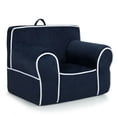 thumbnail image 2 of Kadyn Kids Couch Sofa,Toddler Couch, Kids Reading Baby Chair,Upholstered Kids Sofa with Velvet Fabric and High-Quality Sponge-Navy, 2 of 9