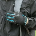thumbnail image 2 of TELOLY Winter Gloves,Cold Weather Protection Work Gloves,Insulated Gloves Adjustable Fit Gloves for Cold Weather,Pink&Gray, 2 of 2