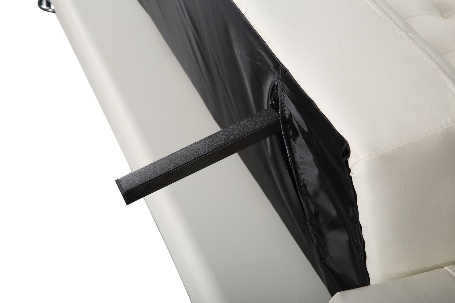 Velago Attalens Adjustable Faux Leather Sectional Sleeper Sofa