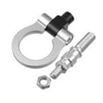 thumbnail image 6 of Unique Bargains Silver Tone Aluminum Alloy Round Front Rear Bumper Trailer Ring Eye Towing Hook Screw for Mazda 3 04-09, 6 of 6