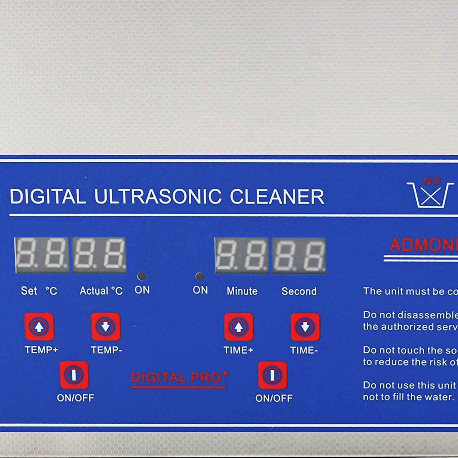 VEVOR 15L Ultrasonic Cleaner with Digital Timer&Heater Professional Ultrasonic Cleaner 40kHz Advanced Ultrasonic Cleaner 110V for Wrench Screwdriver Repairing Tools Industrial Parts Mental Cleaning
