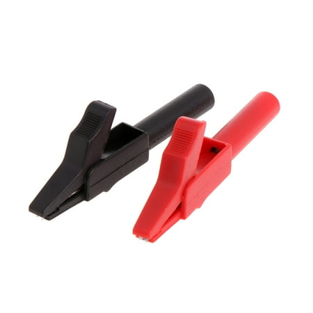 

YUOPEEA 300V/15A Copper Clips Insulated Alligator Clip Terminal Test Clamps Electrical