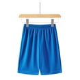 thumbnail image 5 of Yindaity Boys Toddler Shorts Toddler to Youth Athletic Shorts for Boys and Girls Soccer Basketball Sports(Blue,10-11 Years), 5 of 9