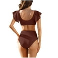 thumbnail image 6 of gakvbuo Summer Savings Bikini Sets For Women Women'S Bikini Set Swimwear Sexy Bra Swimwear Beachwea, 6 of 9