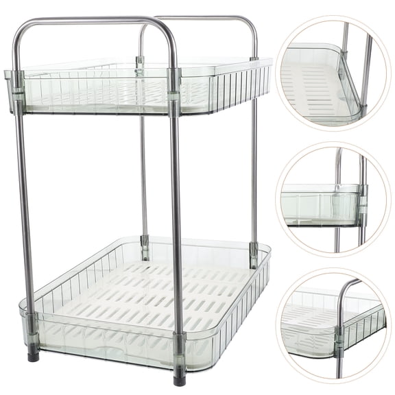 WHAMVOX  Stackable Drain Rack Tableware Storage Lightweight Dish Drying