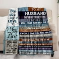 thumbnail image 2 of LHSHID Birthday Gifts for Dad Blanket Flannel Soft and Comfortable Anti static Bed Sofa Blanket 50x60in, 2 of 5