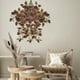 thumbnail image 5 of Adorno de pared verde artificial, adorno de pared con flores de plástico, decoración de pared verde artificial, arte de pared con plantas de hojas grandes, decoración fácil para el hogar,, 5 of 8