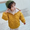 thumbnail image 2 of Vedolay Coat for Girls Toddler Boys Sequin Zipper Coat Jacket Character Print Long Sleeves Outwear,Yellow 3-4 Years, 2 of 5