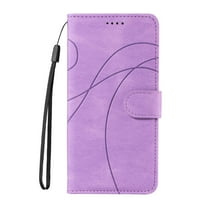 Dteck for Google Pixel 6 Pro Wallet Case, Premium PU Leather Flip Folio Card Holders Kickstand Book Folding Case with Detachable Wrist Strap Shockproof Protective Cover, purple
