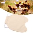 thumbnail image 3 of Pet Feather Protection Fixer Rückenflügelschutz hochwertiges Tuch Hen Chicken Saddle Apron Double Jacket(Grün), 3 of 7
