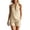Khaki, variant on Womens Striped 2 Piece Sets - Halter V Neck Sleeveless Top Elastic Matching Shorts Summer Travel Outfits (S, Green)