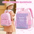 thumbnail image 3 of DAKIMOE Toddler Backpack for Girls Boys Kids Backpacks Cute Kindergarten Daycare School Bag for Students, 3 of 9