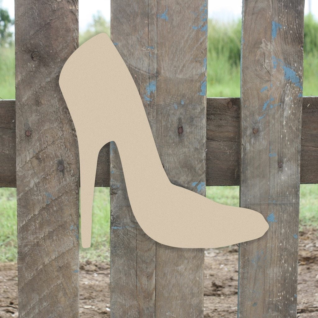 wooden high heel shoes