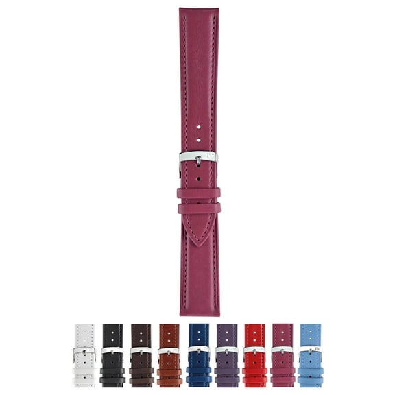 Morellato Musa Watch Strap - Violet - 16mm - Chrome-plated Stainless Steel Buckle - PERFORMANCE Collection