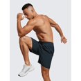 thumbnail image 3 of Shorts CRZ YOGA para Hombre, Secado Rápido con Bolsillos, Azul Marino 7", 3 of 7