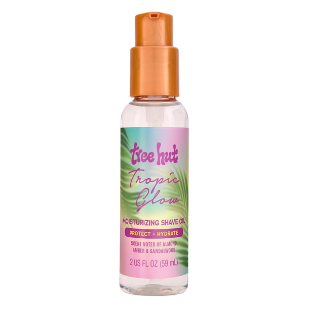 Aceite hidratante para afeitar Tree Hut Tropic Glow, 60 ml, para todo tipo de piel