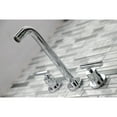 thumbnail image 5 of Kingston Brass  Manhattan 3-Hole Wall Mount Roman Tub Faucet Brushed Brass Brushed, 5 of 5