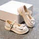 thumbnail image 4 of Zapatos de Cuero para Niñas Primavera y Otoño Zapatos Negros para Niñas Medianas y Grandes Zapatos de Bebé de Primavera con Suela Blanda para Niños, 4 of 6